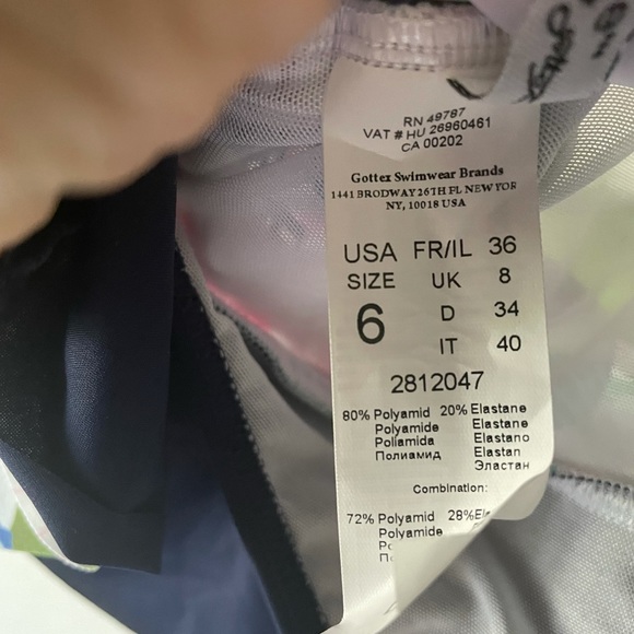 GOTTEX One piece Tropicana Bandeau Swimdress - Picture 10 of 11